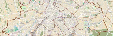 Mappa stilizzata quartiere Via Dante Milano